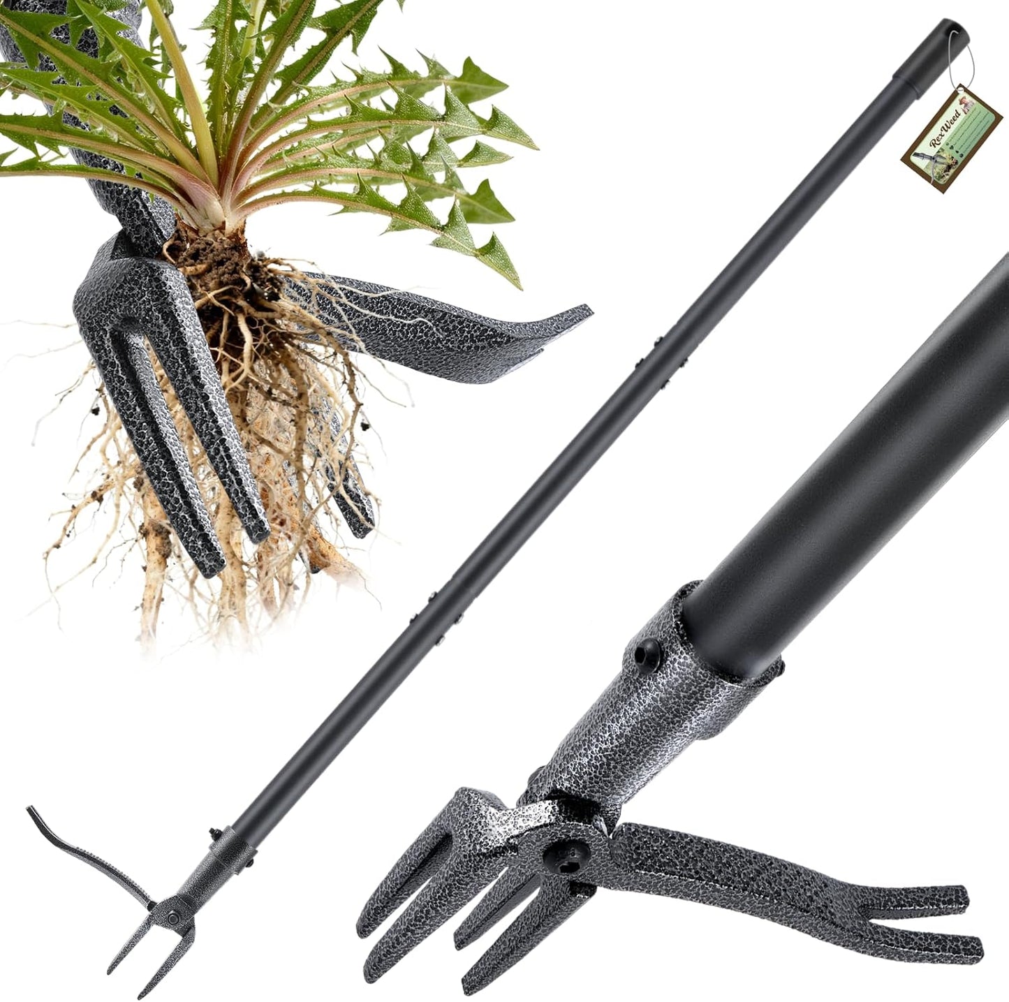 Wessae™ RootLift — Stand-Up Weed Puller