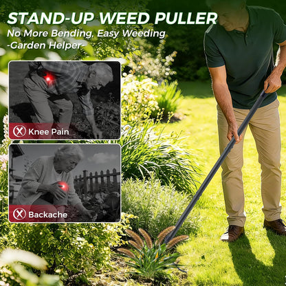 Wessae™ RootLift — Stand-Up Weed Puller
